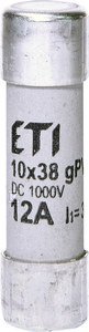 WKŁADKA CYLIND.CH10X38 GPV 12A/1000V DC (SZT)