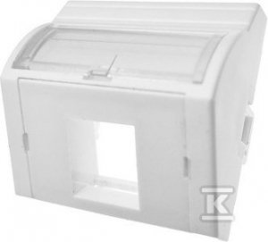 ADAPTER 45X45 1XRJ45 (WYPUKŁY KĄTOWY) (SZT)