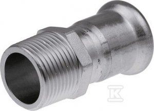 ZŁĄCZKA Z GZ 88.9X3 INOX PRESS (SZT)
