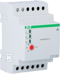 CZF-331 CZUJ.ZAN.FAZ 3X400V+N 2NO/NC (SZT)