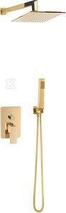 CARRE GOLD ZESTAW NATRYSKOWY PODTYNKOWY (SZT)
