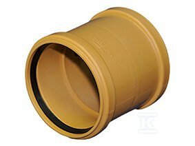 ZŁĄCZKA PVC 160 DWUKIEL.KAN ZEW (SZT)