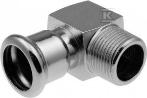 KOLANO 22XR3/4GZ KRÓTKIE STEEL PRESS (SZT)