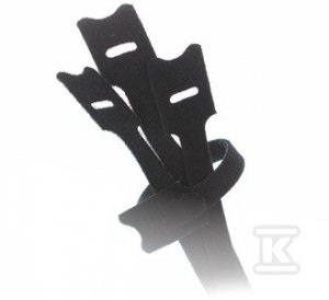 OPASKA RZEPOWA CZARNA 200X13 /OP=5SZT/ (OPK)