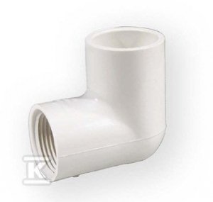 KOLANO Z GWINTEM NAKRĘTNE KW/GW PVC 3/4 (SZT)