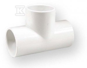 TRÓJNIK RÓWNOPRZELOTOWY KW/KW/KW PVC 2 (SZT)