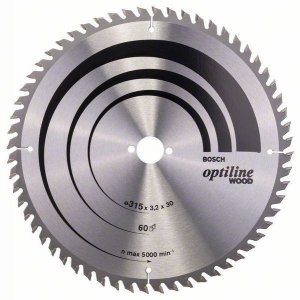 PIŁA TARCZOWA-T OPTILINE WOOD 315*3,2*30/Z60 (1 SZT)