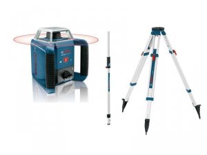 LASER ROTACYJNY GRL400H+STATYW BT170 +ŁATA NIWELACYJNA GR240 (1 KPL)