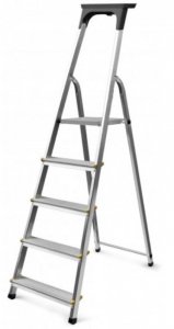 DRABINA ALUMINIOWA WOLNOSTOJĄCA EASY 145CM 3 STOPNIE+PODEST (1 SZT)
