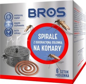 SPIRALE NA KOMARY Z DEKORACYJNĄ OSŁONĄ 6SZTU. (1 SZT)