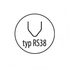 ZSZYWKI 0.8MM RS38 DO PLASTIKU 100 SZT. (1 OP)