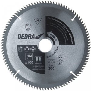 PIŁA TARCZOWA DO ALUMINIUM 205*30MM/100Z (1 SZT)