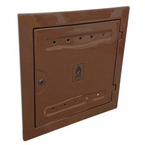 OSŁONA LICZNIKA GAZU Z TWORZYWA 150*600*600MM BRĄZ (1 SZT)