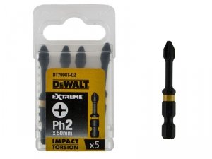 KOŃCÓWKI WKRĘTAKOWE UDAROWE PH2*50 TORSION 5SZT (1 KPL)