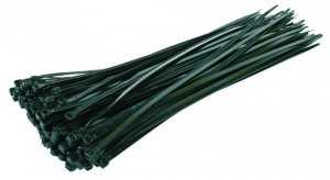 OPASKI PLASTIKOWE PA6.6 100SZT. CZARNE 200*2.5 (1 OP)