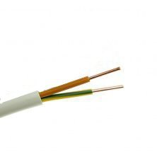 PRZEWÓD YDY 2X1,5 BIAŁY 450/750V (100 MB)