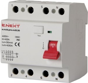 WYŁĄCZNIK RÓŻNICOWOPRĄDOWY RCCB.PRO 4P 63A 30MA (1 SZT)