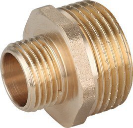 ZŁĄCZKA MOSIĘŻNA NYPEL REDUKCYJNY 3/8''X1/2''' (1 SZT)