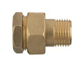ZŁĄCZKA MOSIĘŻNA ŚRUBUNEK PROSTY ORING 1/2'' (1 SZT)