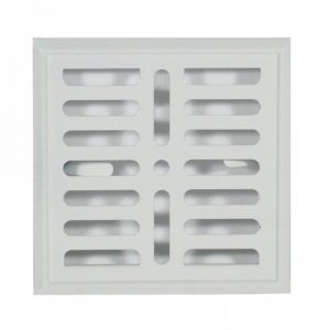 KRATKA METALOWA MALOWANA 14*14CM BIAŁA (1 SZT)
