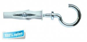 KOŁEK UNIWERSALNY Z HAKIEM SUFITOWYM 8/4.5*83MM (1 STO)