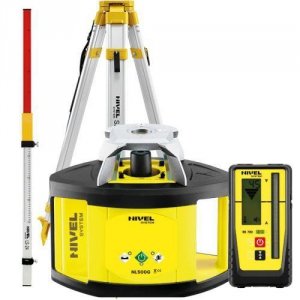 NIWELATOR LASEROWY NL500R DIGITAL + STATYW SJJ1 + ŁATA LS-24 (1 SZT)