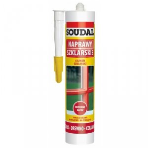 SILIKON SZKLARSKI SOUDAL BEZBARWNY 280ML (1 SZT)