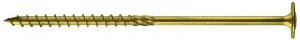 WKRĘT DO DREWNA Z KOŁNIERZEM NA TORX OCYNK ŻÓŁTY 8*180MM T40 (50 SZT)