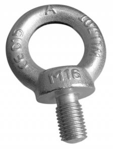 ŚRUBA Z UCHEM OCYNKOWANY DIN580 8*1.25MM (1 SZT)