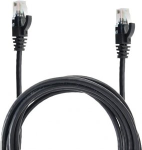 KABEL UTP 6E 2.0M CZARNY (1 SZT)