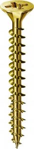 WKRĘT DO DREWNA OCYNK ŻÓŁTY (1000) 3.0*25MM (1 OP)