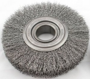 SZCZOTKA TARCZOWA DRUT STALOWY OTWÓR 32MM, FI250MM (1 SZT)