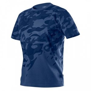 T-SHIRT ROBOCZY CAMO NAVY, ROZMIAR XXL (1 SZT)