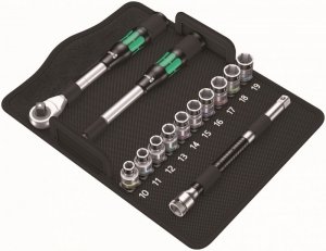 ZESTAW KLUCZY NASADOWYCH Z GRZECHOTKĄ ZYKLOP HYBRID 1/2'' (1 KPL)