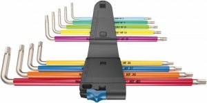 ZESTAW KLUCZY TRZPIENIOWYCH TORX 3967/9 TX SXL MULTICOLOUR (1 KPL)