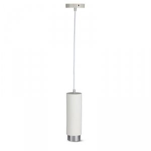 Oprawa Zwieszana V-TAC GIPS BETON GU10 Biały/Chrom VT-864-CH 5 Lat Gwarancji