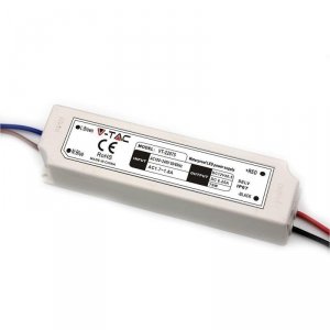 Zasilacz LED V-TAC 75W 12V 6.25A IP67 Hermetyczny Filtr EMI VT-22075