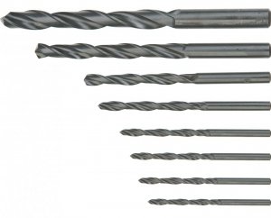 Wiertła do metalu HSS, 3.0-10.0 mm, zestaw 8 szt.