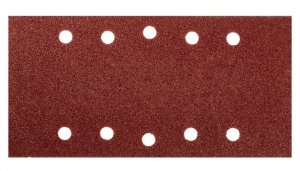 Papier ścierny na rzep 115 x 230 mm, K60, 5 szt., z otworami