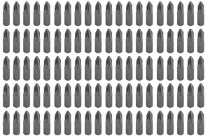 Końcówki wkrętakowe PZ2 x 25 mm, 100 szt.