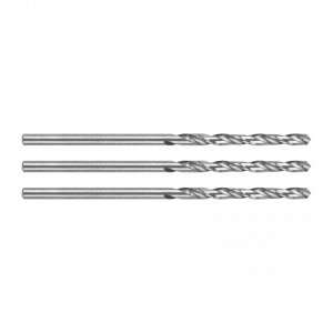 Wiertła do metalu HSS, DIN 338, 2 mm, 3 szt.