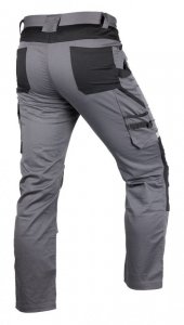 Spodnie robocze Mix&Match, szaro-czarne, rozmiar XXL