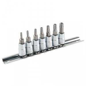 Końcówki Torx na nasadce 35 mm, zestaw 7 szt.
