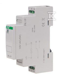 PK-1P-PRZEKAŹNIK EL-MAG.12V AC/DC,1X16A (SZT)