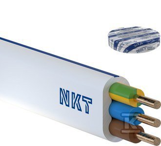 YDYP-ŻO 3X1,5 750V PRZEW NKT INSTAL PLU (100m)