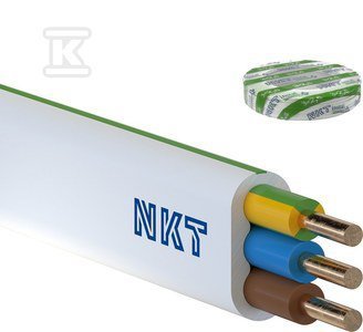 YDYP-ŻO 3X2,5 750V PRZEW NKT INSTAL PLU (100m)