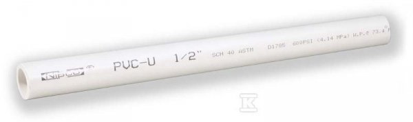 RURA CIŚNIENIOWA SCH 40 PVC 1/2 (SZT)