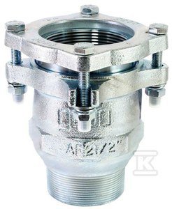 ZŁĄCZKA AF 2 1/2&quot; NA RURĘ STALOWĄ (SZT)