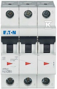 FAZ-C50/3 WYŁ.NMP. 3-POLE, IN=50A (SZT)