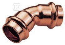 ŁUK DWUKIEL.45ST 15 BPRESS CU (SZT)
